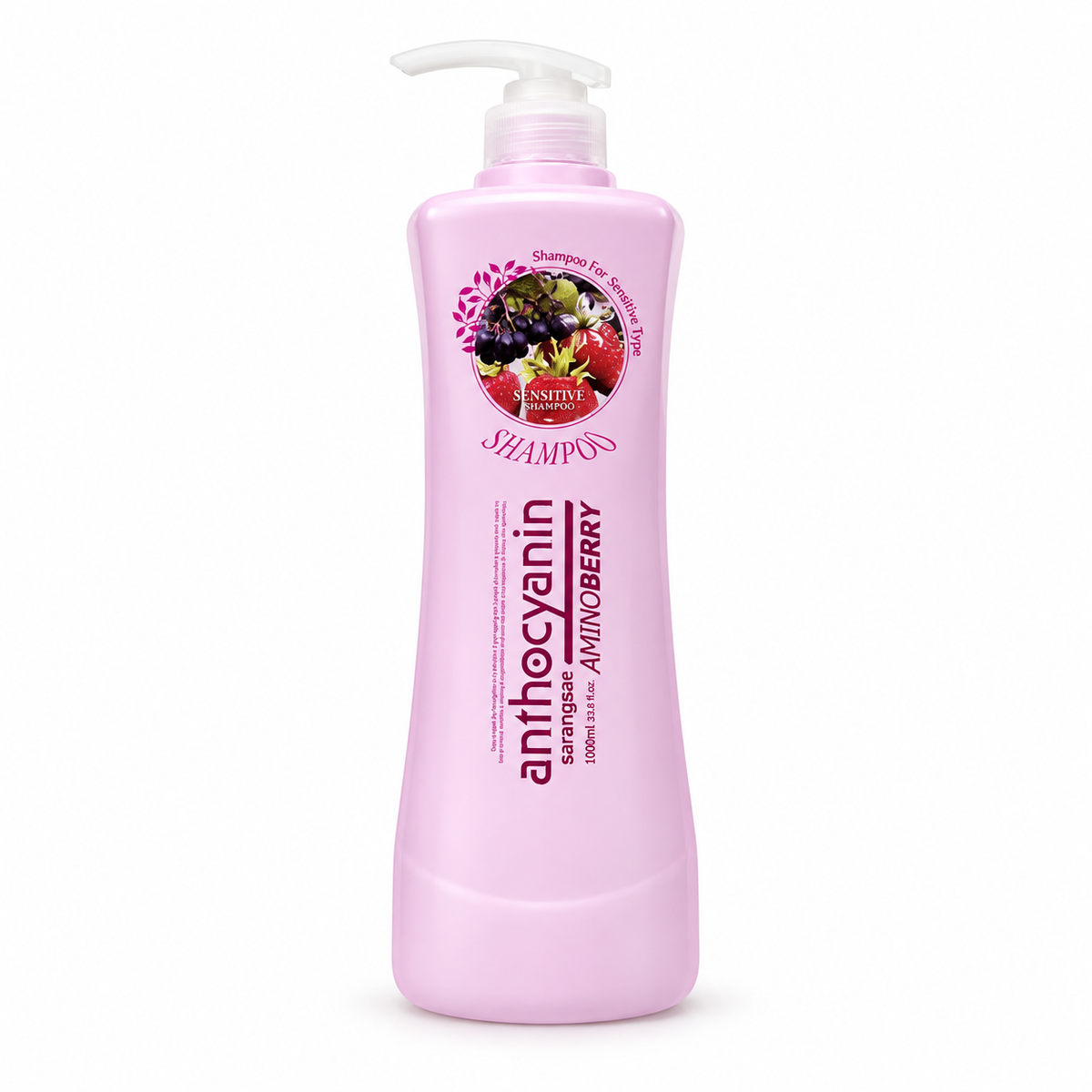 Sarangsae Anthocyanin Amino Berry Sensitive Shampoo or Treatment – 1000ml