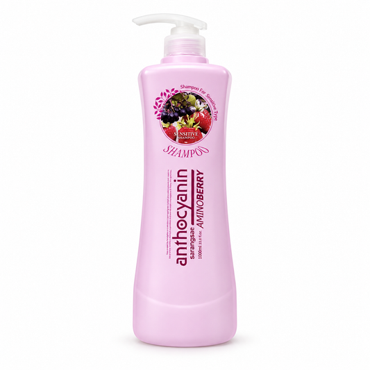 Sarangsae Anthocyanin Amino Berry Sensitive Shampoo or Treatment – 1000ml
