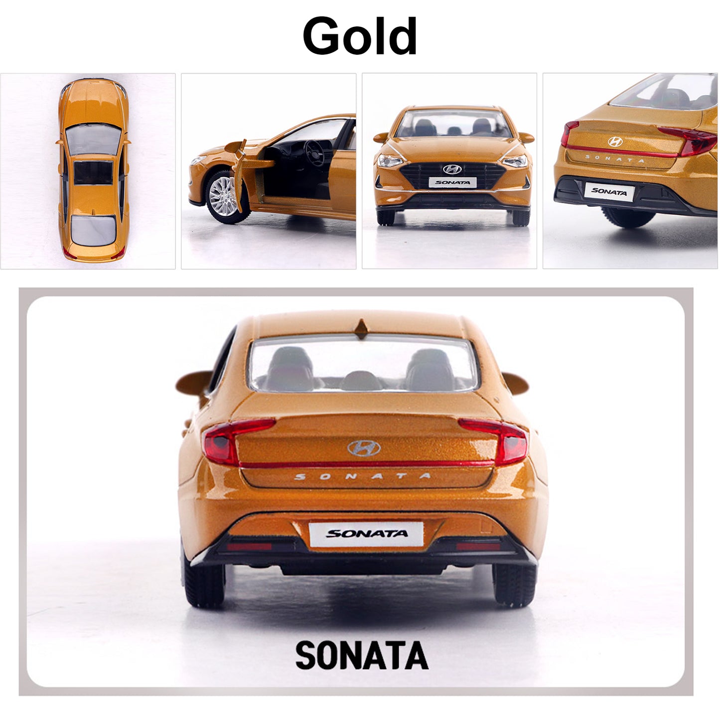 Hyundai Motors Hyundai Sonata DN8 Mini Diecast 1:38 Scale Miniature Display