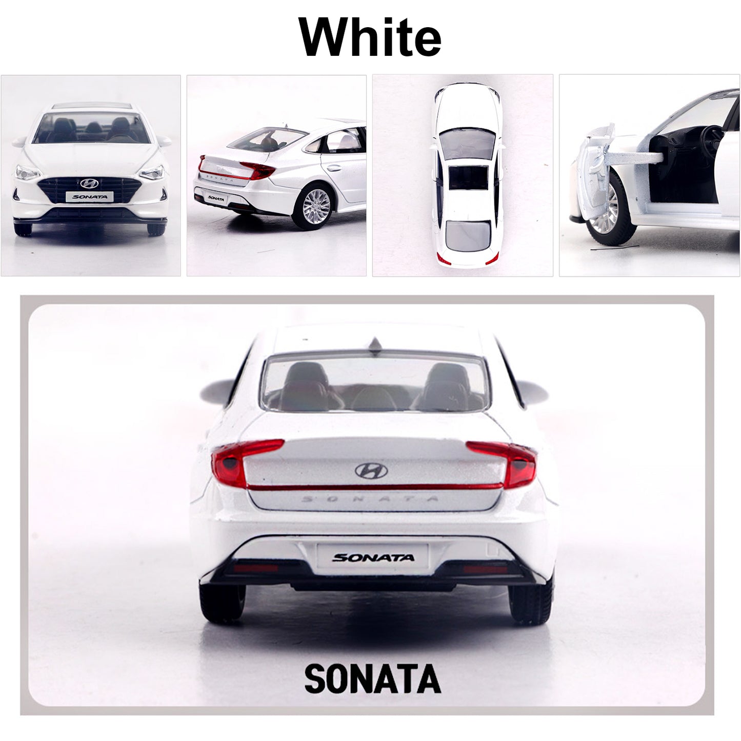 Hyundai Motors Hyundai Sonata DN8 Mini Diecast 1:38 Scale Miniature Display