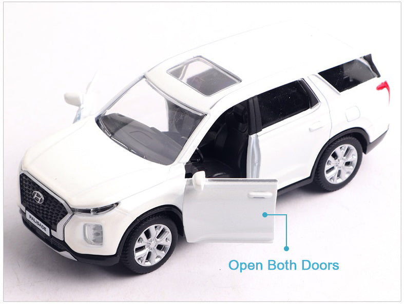 Hyundai Motor Palisade Mini Car Diecast 1:38 Scale Miniature Display Toy 2color