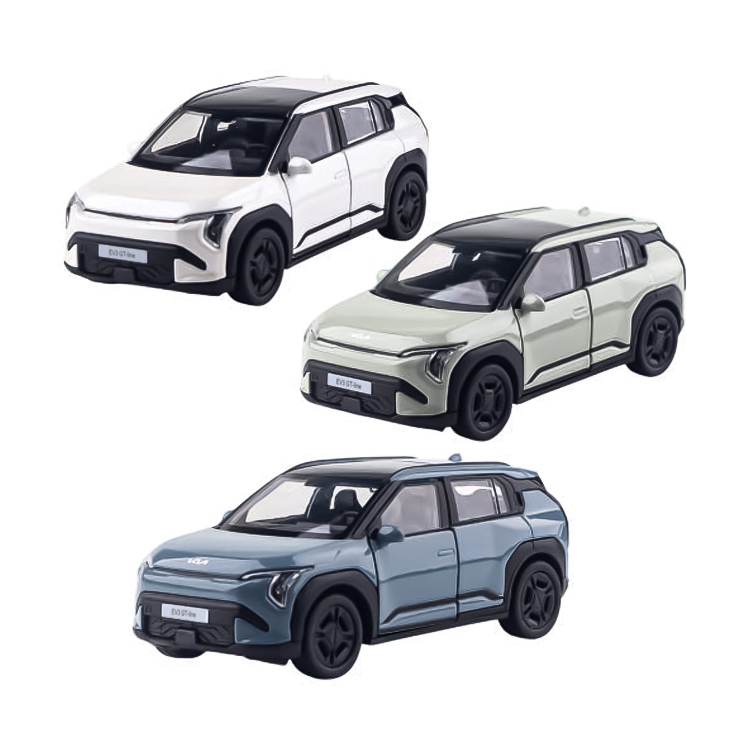 KIA Motors Car EV3 Mini Diecast 1:38 Scale Miniature Display Toy