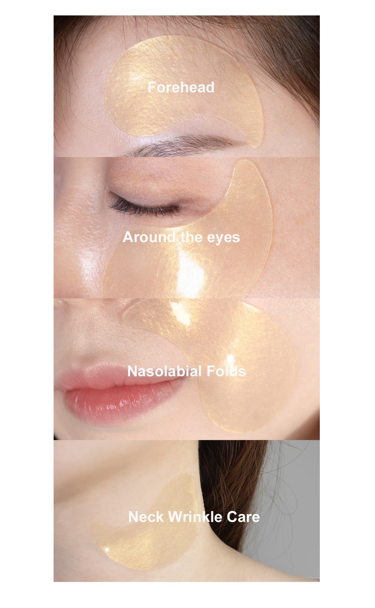 Fromnature Gold Hydrogel Eye Patch 60 sheets 1.5g x 60 Patches, Hydro gel Moisture eye mask