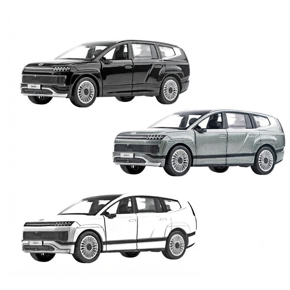 IONIQ 9 Mini Diecast 1:38 Model Car, Scale Miniature Display