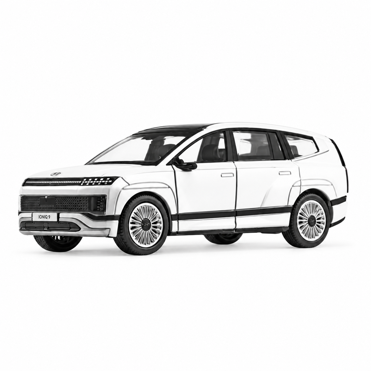 IONIQ 9 Mini Diecast 1:38 Model Car, Scale Miniature Display