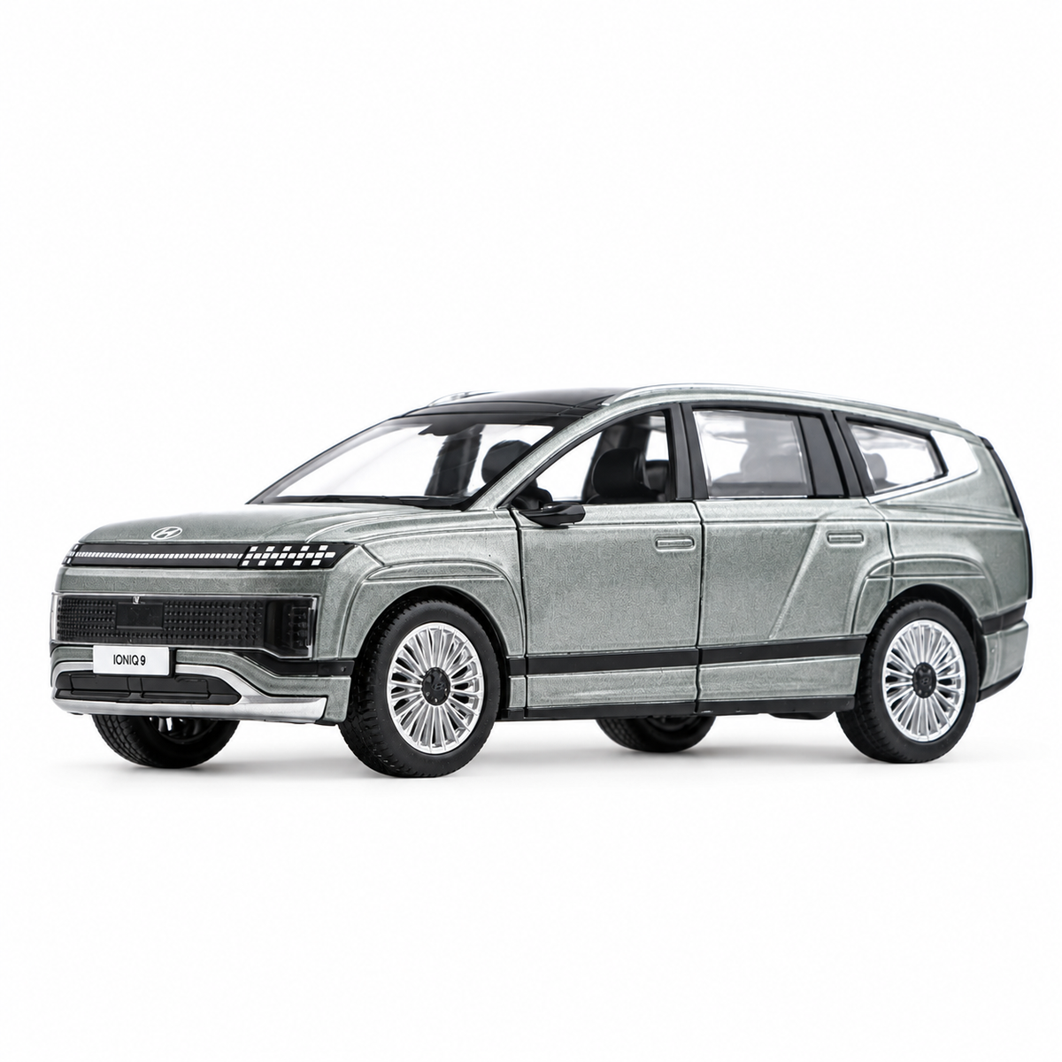IONIQ 9 Mini Diecast 1:38 Model Car, Scale Miniature Display