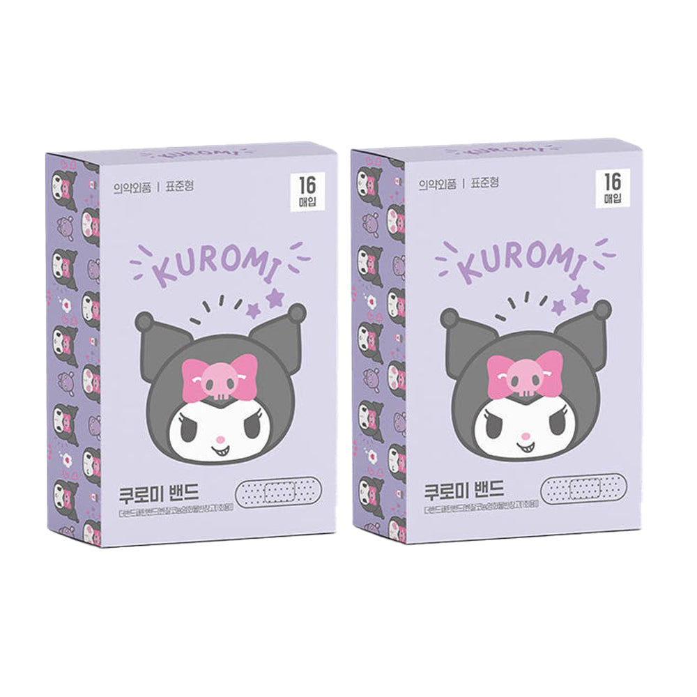 Cute Kitty Friends Adhesive Bandages 2 Pack (16 Count Each, 32 Total), Kawaii First Aid Bandages, Assorted Cute Designs