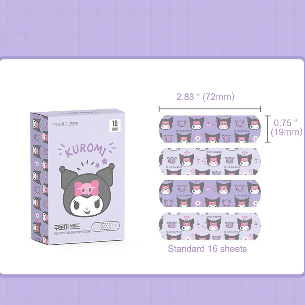 Cute Kitty Friends Adhesive Bandages 2 Pack (16 Count Each, 32 Total), Kawaii First Aid Bandages, Assorted Cute Designs