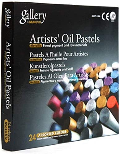 Mungyo Gallery Artist's oil pastels-24 Metallic Color (MOP-24M)