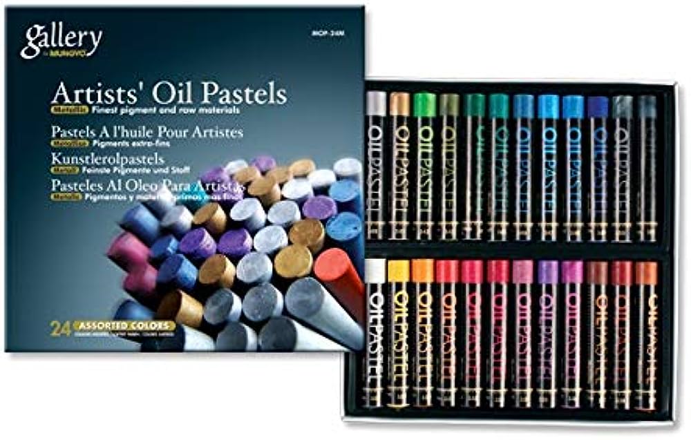 Mungyo Gallery Artist's oil pastels-24 Metallic Color (MOP-24M)