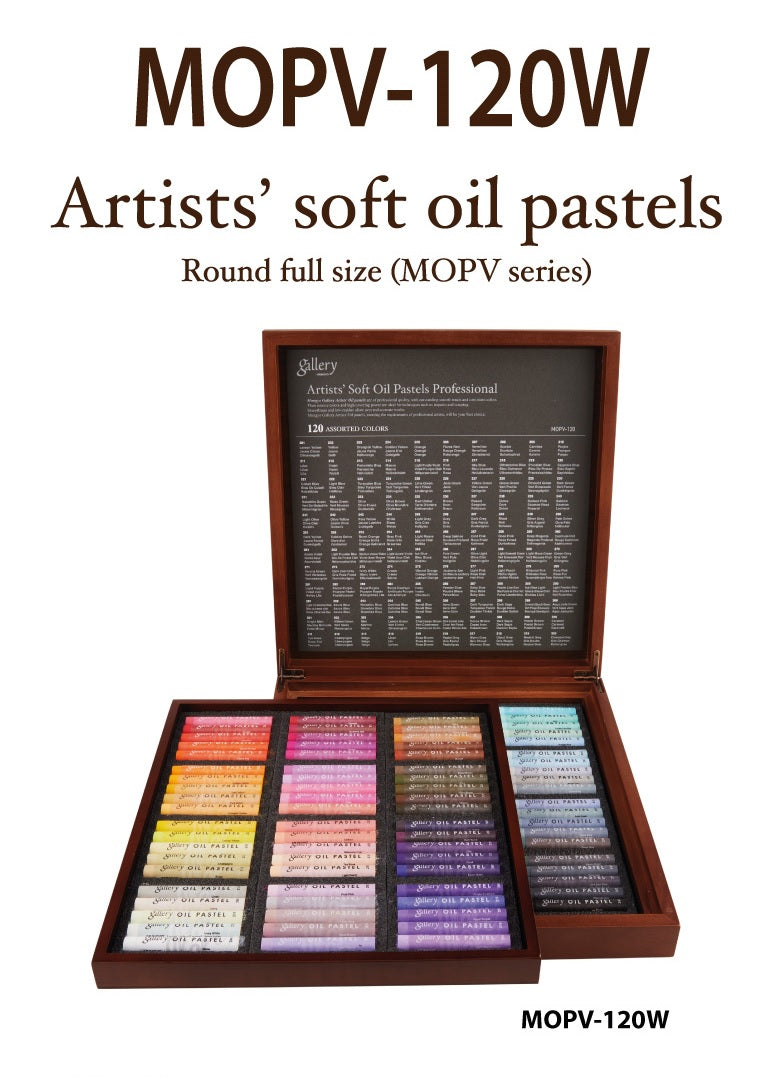 Mungyo Gallery Soft Oil Pastels Set of 120 - Assorted Colors (Professional MOPV-120W)