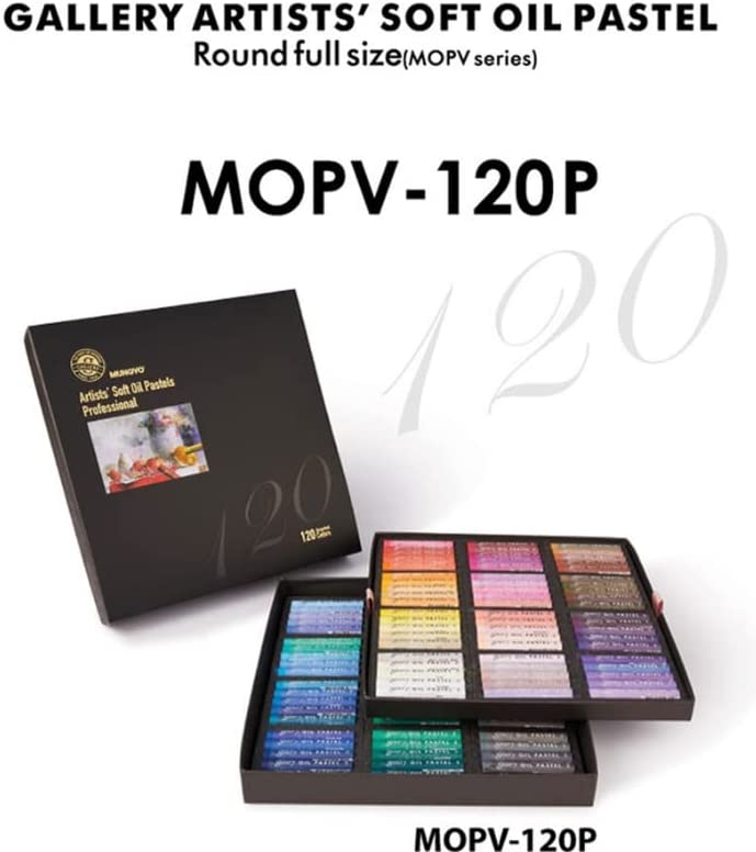 Mungyo Gallery Soft Oil Pastels Set of 120 - Assorted Colors (Professional MOPV-120)