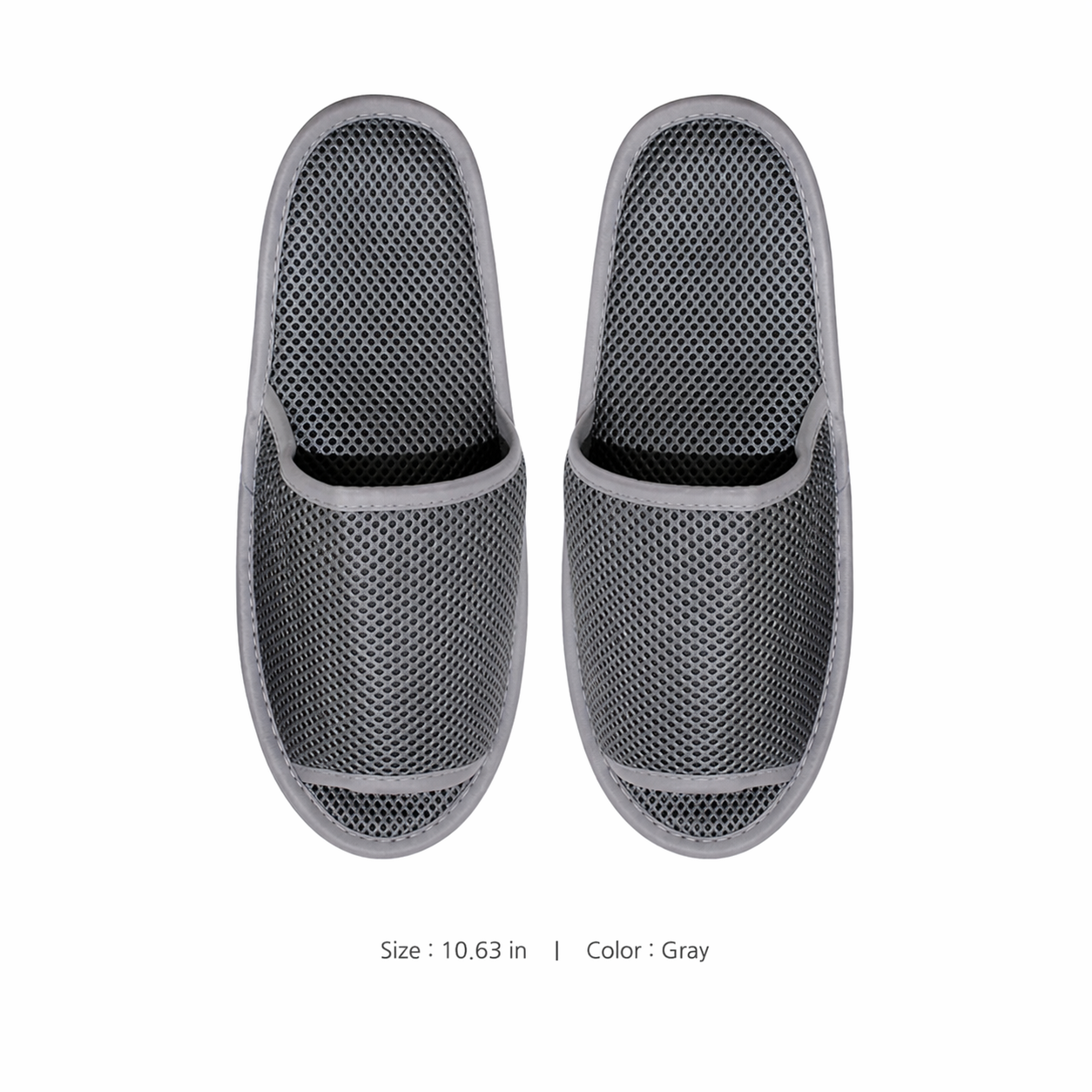 Disposable Slippers 4 Pairs, Hotel Guest Slippers Closed Toe for Spa, Airbnb, Travel, Hospitality Use