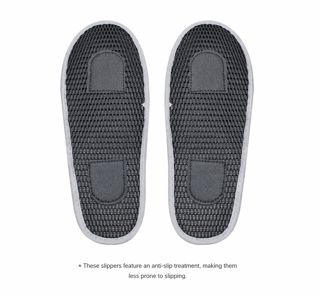 Disposable Slippers 4 Pairs, Hotel Guest Slippers Closed Toe for Spa, Airbnb, Travel, Hospitality Use