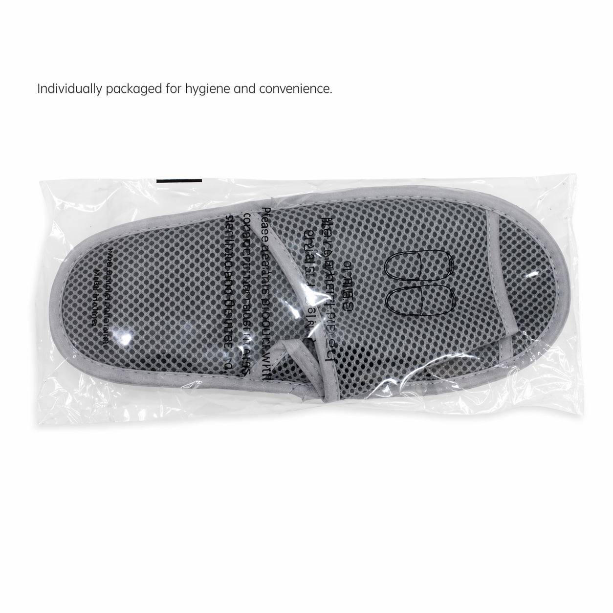 Disposable Slippers 4 Pairs, Hotel Guest Slippers Closed Toe for Spa, Airbnb, Travel, Hospitality Use