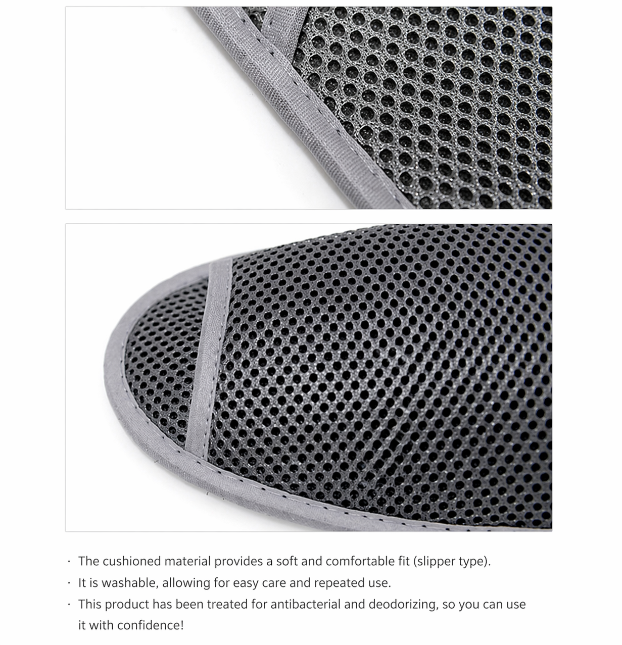 Disposable Slippers 4 Pairs, Hotel Guest Slippers Closed Toe for Spa, Airbnb, Travel, Hospitality Use