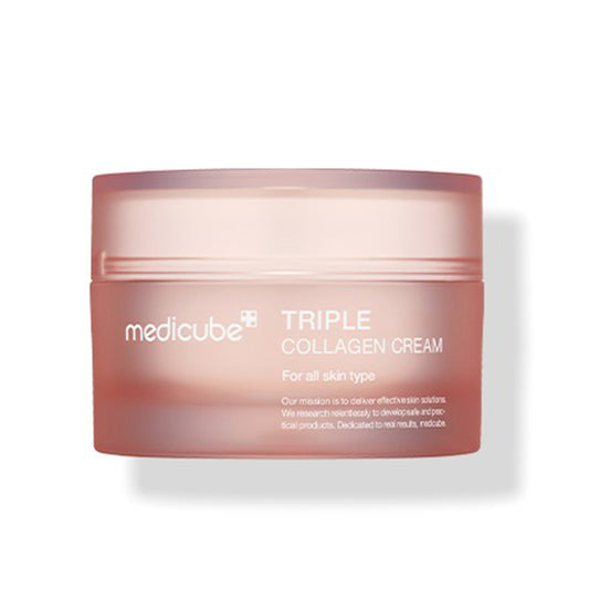 Medicube Triple Collagen Cream (50ml 1.69 fl.oz) Hydrating & Firming Moisturizer with Hyaluronic Acid