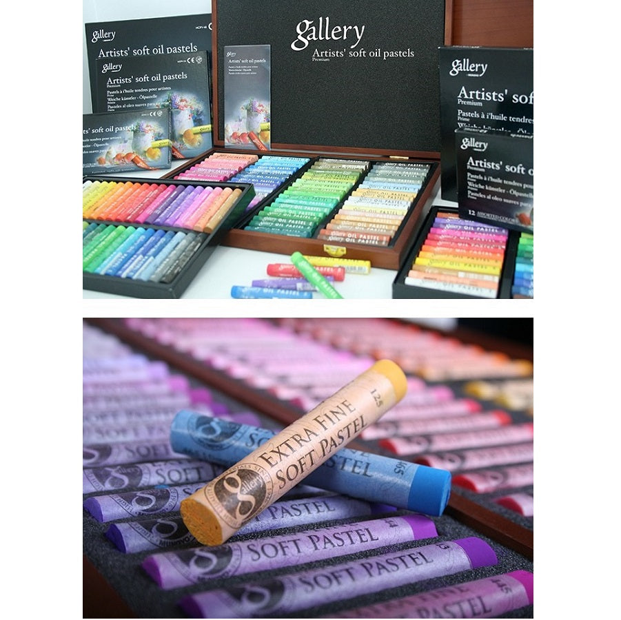 Mungyo Gallery Soft Oil Pastels Set of 72 - Assorted Colors (Professional MOPV-72W)