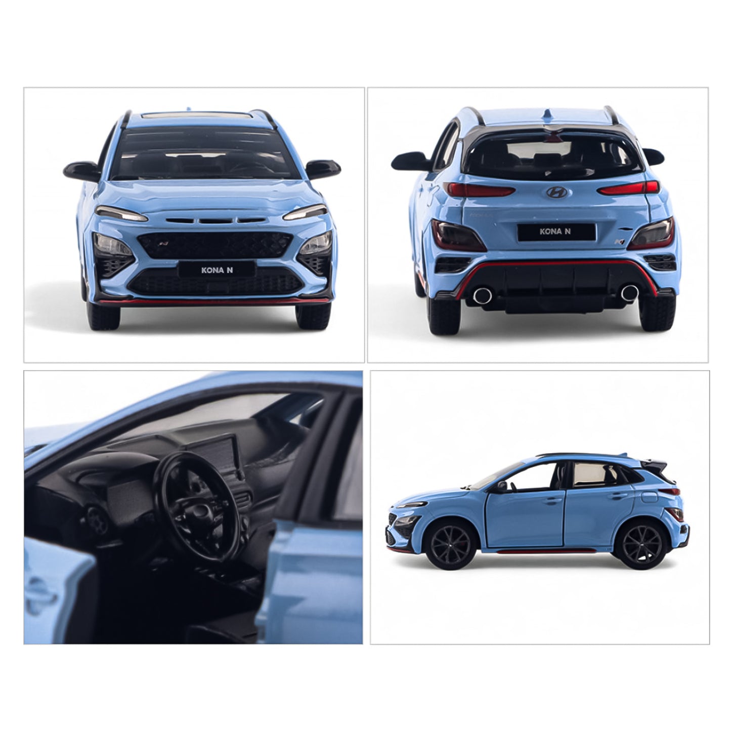 Hyundai Motors KONA N Mini Diecast 1:38 Scale Miniature Display