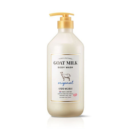 Showermate Goat Milk Body Wash White Original Scent, Gentle Daily Body Cleanser, pH Balanced Formula, 27 Fl Oz