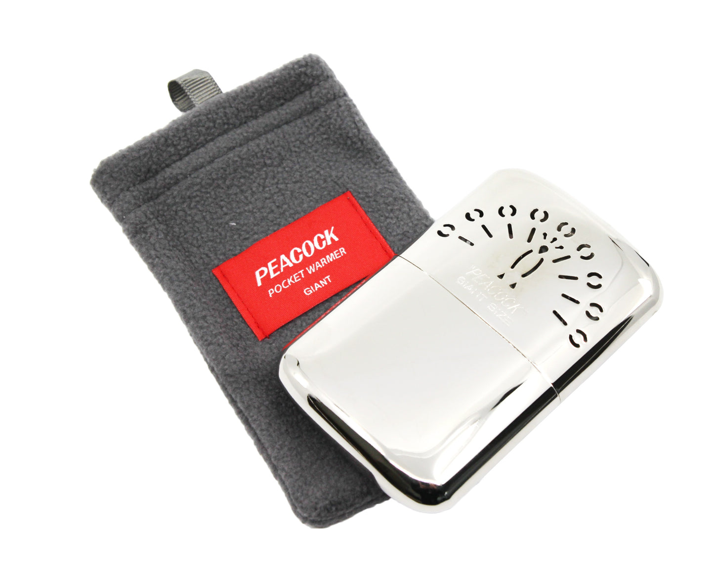 Peacock Giant Reusable Oil Hand Warmer – 30-Hour Heat, Extra Large Capacity for Winter & Outdoor Use