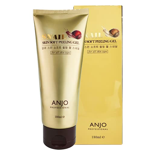 ANJO Skin Soft Snail Peeling Gel Facial Exfoliator, 180ml