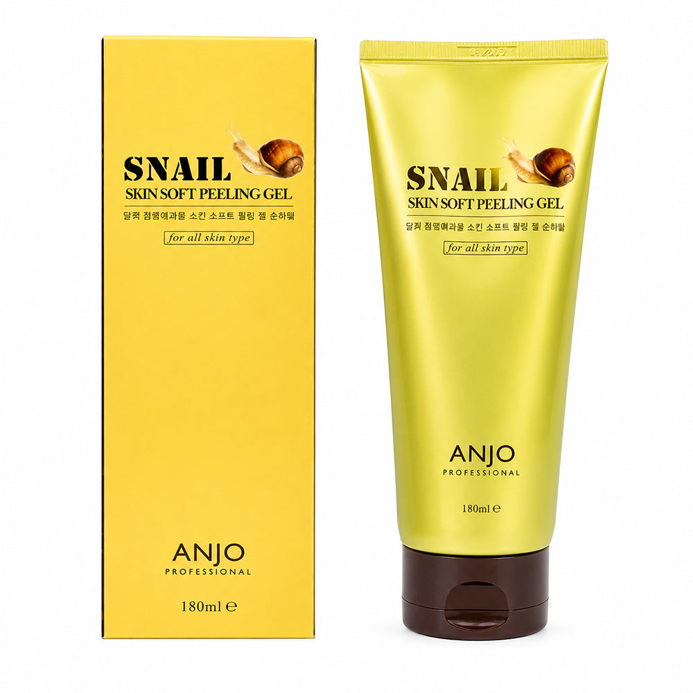 ANJO Skin Soft Snail Peeling Gel Facial Exfoliator, 180ml