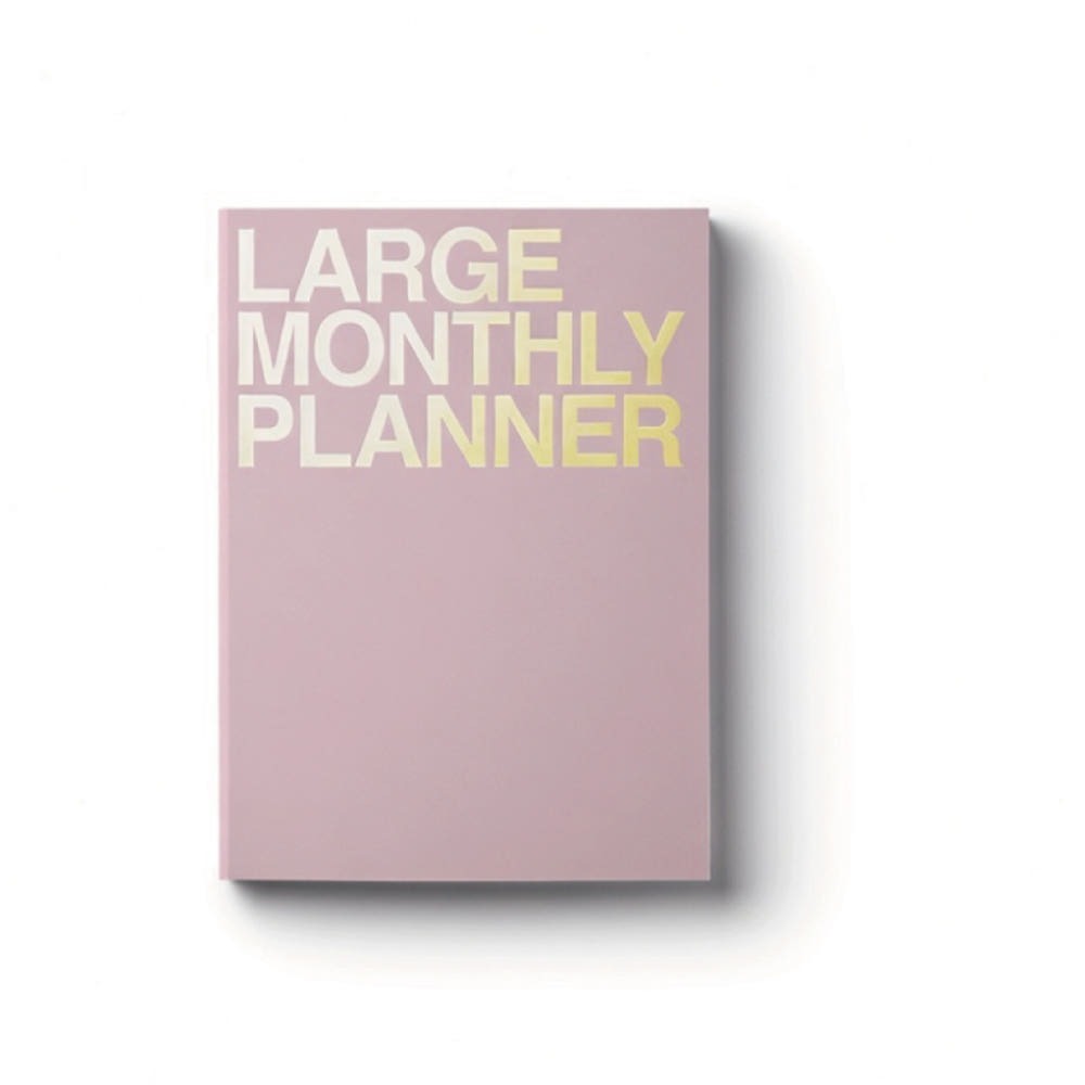 JSTORY Large Monthly Planner, Lays Flat Undated Year (18 Sheets)