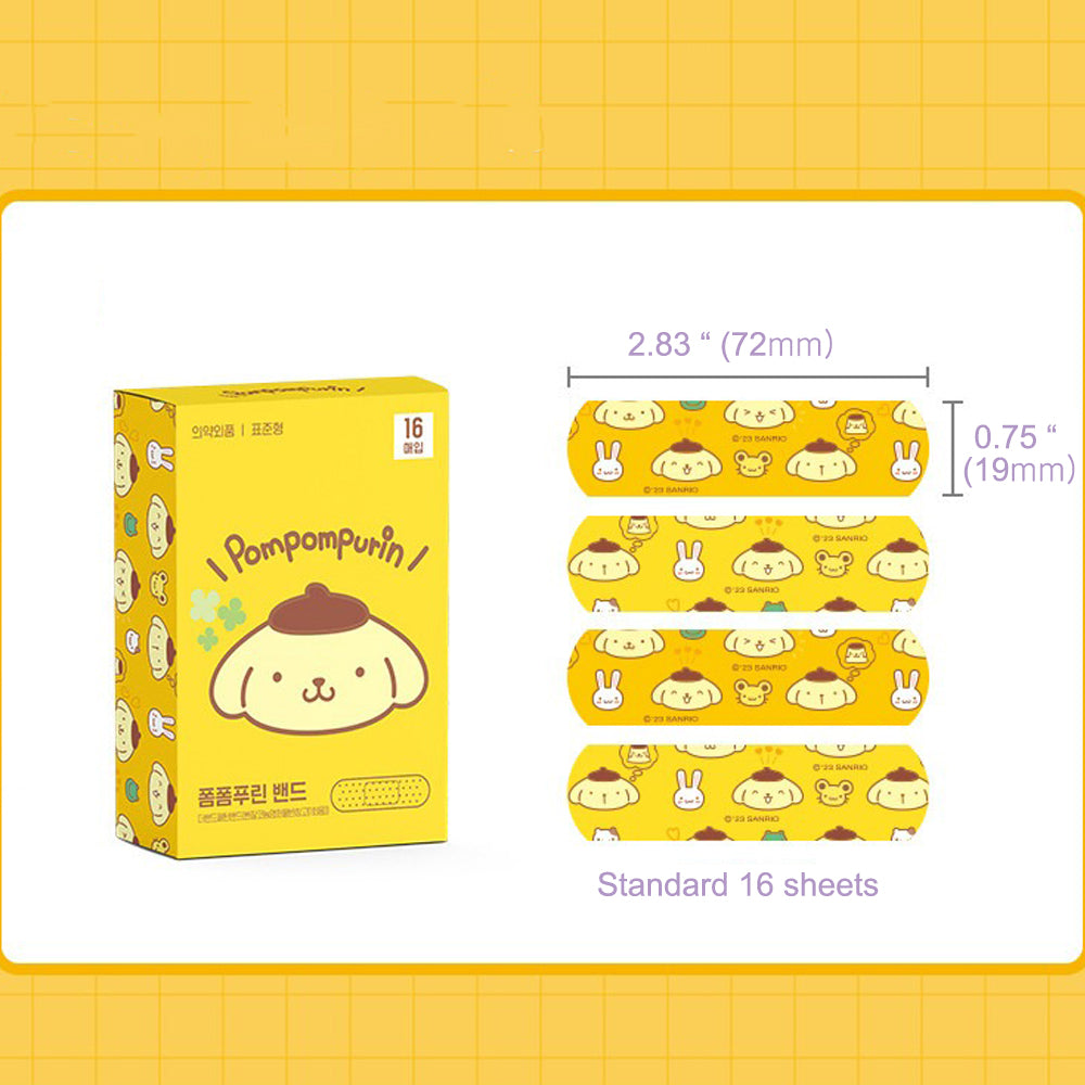 Cute Kitty Friends Adhesive Bandages 2 Pack (16 Count Each, 32 Total), Kawaii First Aid Bandages, Assorted Cute Designs
