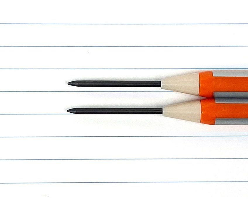 Tuco.B Pencil 2.0 B + Sharpener set (12 pcs), Lead No Needed, Mechanical Pencil Type