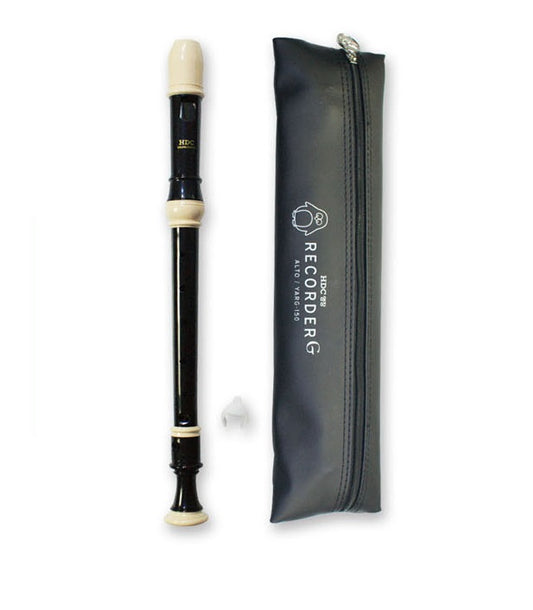 Youngchang Student Alto Recorder with Cleaning Rod, Case Bag Musical Instrument - Baroque (Black, Alto Baroque YARG-150)