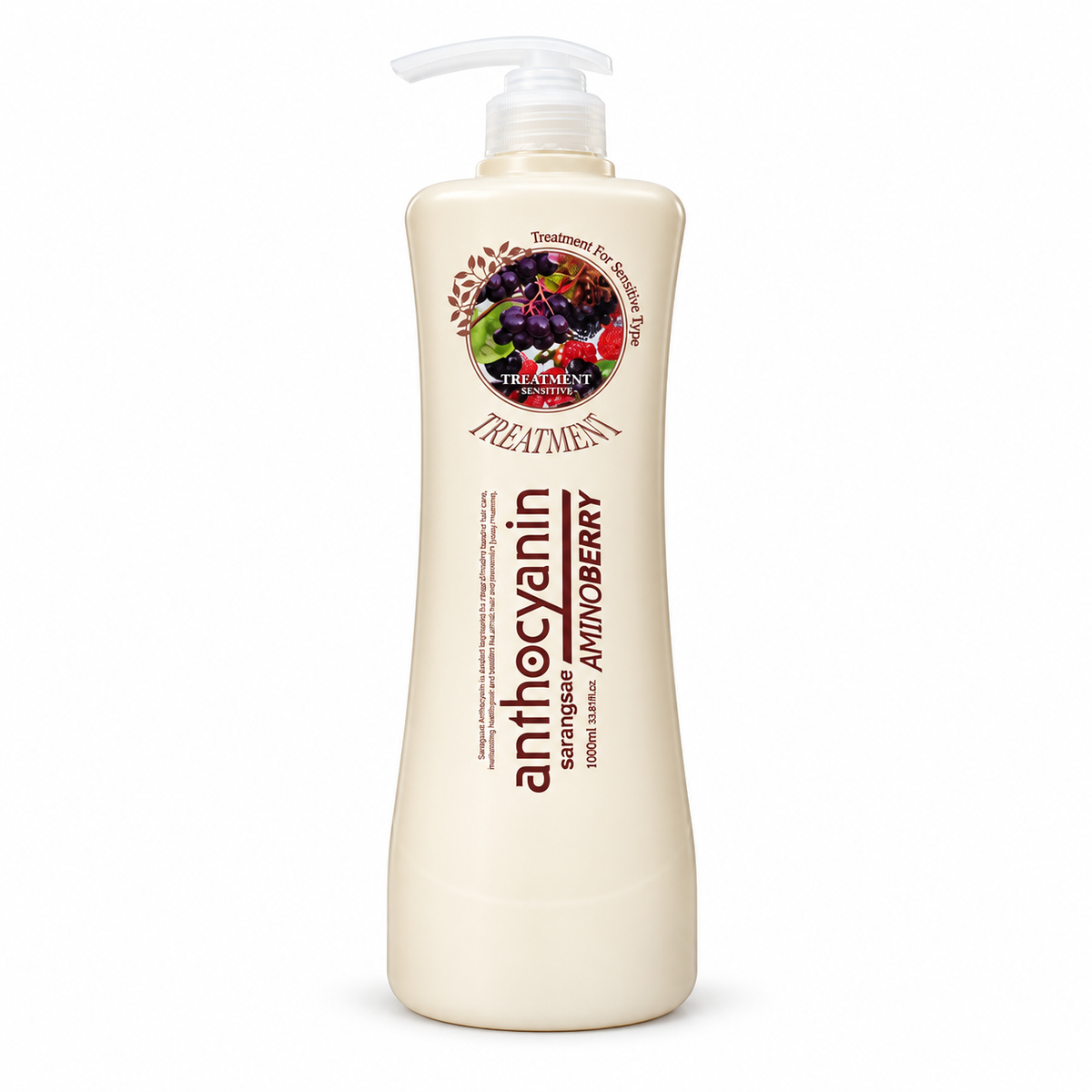 Sarangsae Anthocyanin Amino Berry Sensitive Shampoo or Treatment – 1000ml