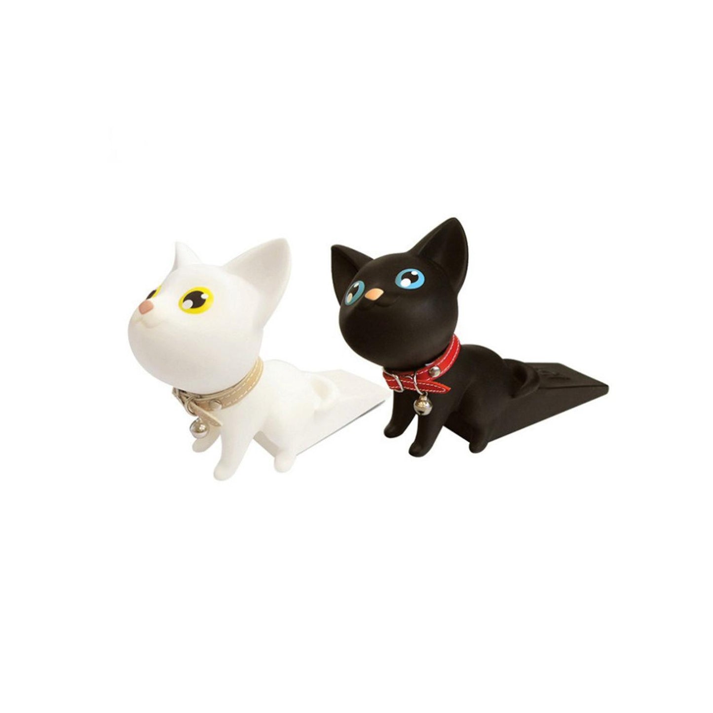 Cat Door Stopper, Anti-Slip Door Wedge, Prevents Door Slamming, Cute Animal Design for Home or Office
