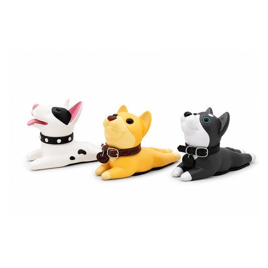 Dog Door Stopper Wedge, Non-Slip Door Stop, Prevents Door Slamming, Cute Puppy Door Stop for Home, Office, Bedroom