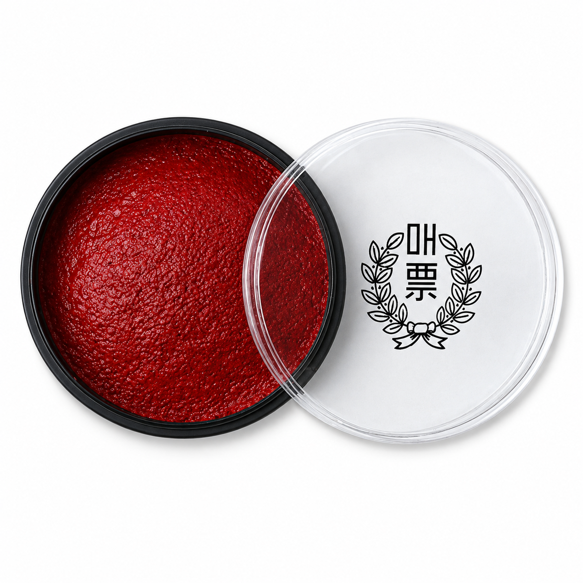 MAEPYO Traditional Korean Seal Ink Pad, Small, Burgundy Red, for Dojang Name Seals and Calligraphy Stamps, 1 Count