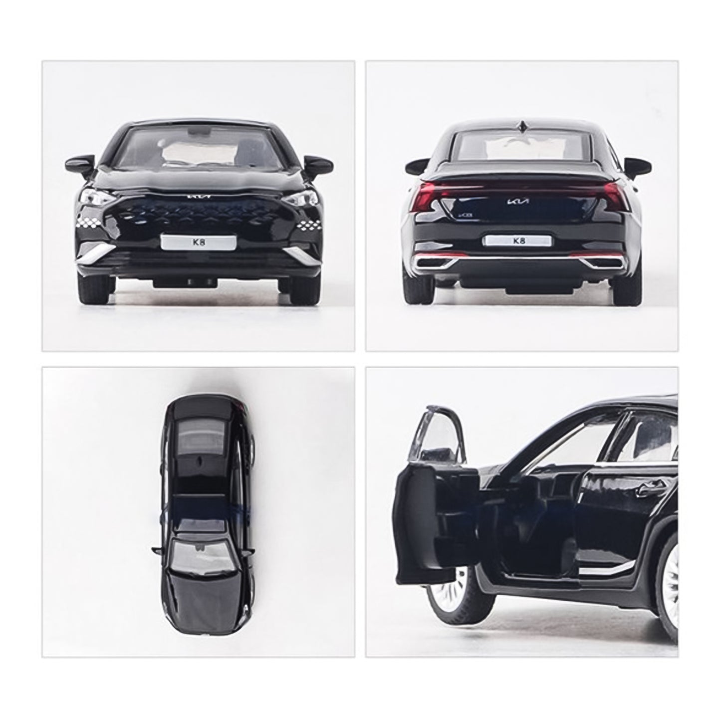 KIA Motors Car K8 Mini Diecast 1:38 Scale Miniature Display Toy