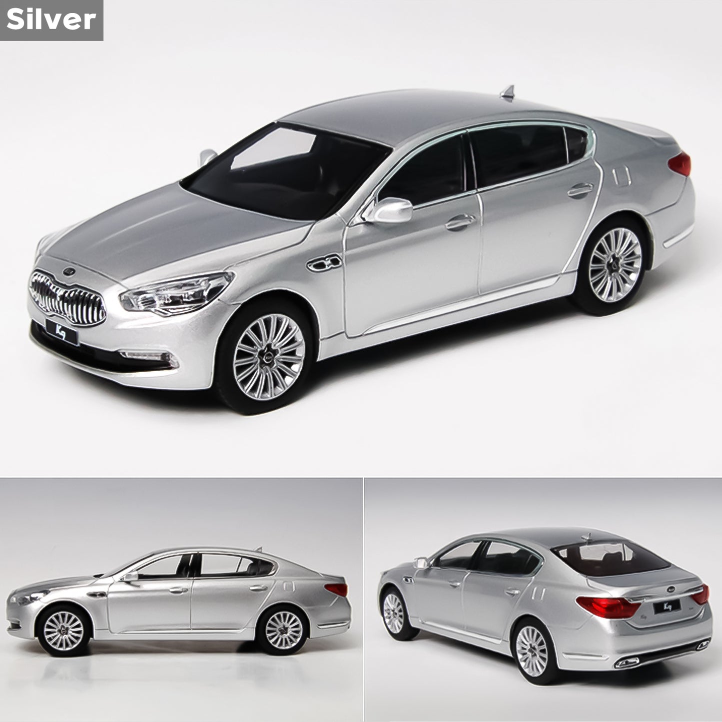 KIA Motors Car K9 Mini Diecast 1:18 Scale Miniature Display Toy
