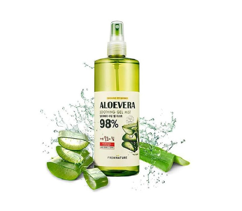 FROMNATURE Aloe Vera 98% Moisture Soothing Gel Mist - 13.5 fl oz. (400 ml)