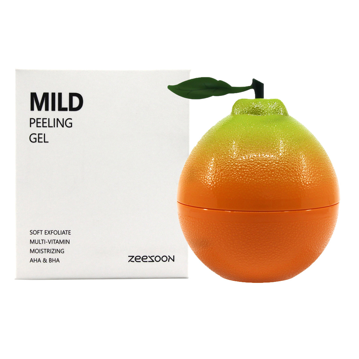 Zeesoon AHA BHA Exfoliating Cleansing Gel, Gentle Facial Cleanser for Dry & Troubled Skin, 3.38 fl.oz