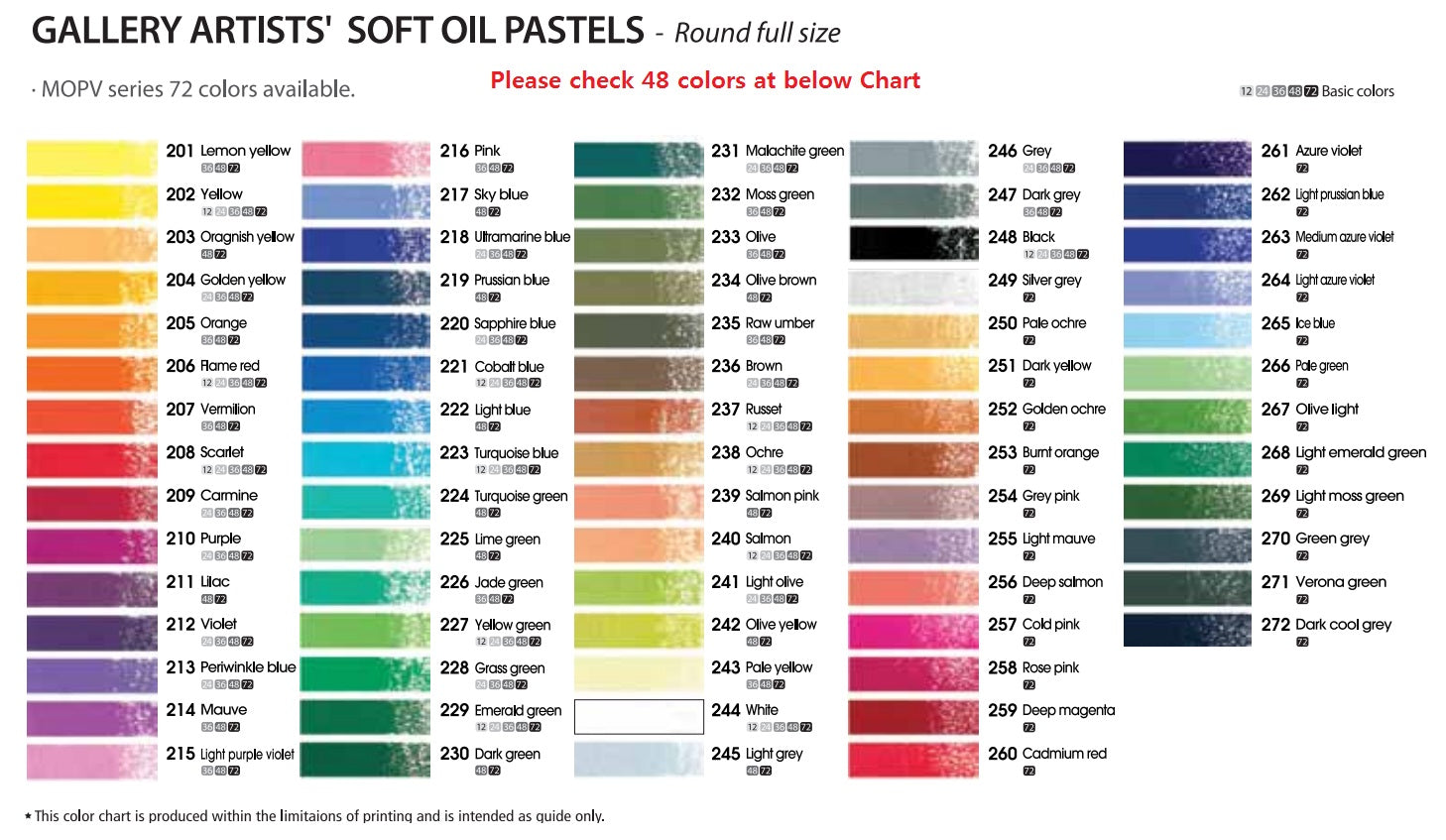Mungyo Gallery Artists' Oil Pastels - 24 Metallic Colors