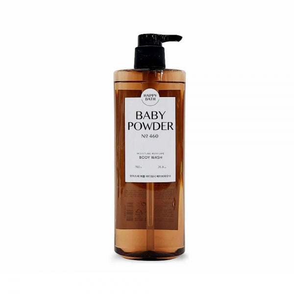 Happy Bath Moisture Performed Shower Body Wash for Women, Men (760g 26.8 oz) skin care and skin soft body balance PH cleansing foam, restore the skin barrier, aroma scent