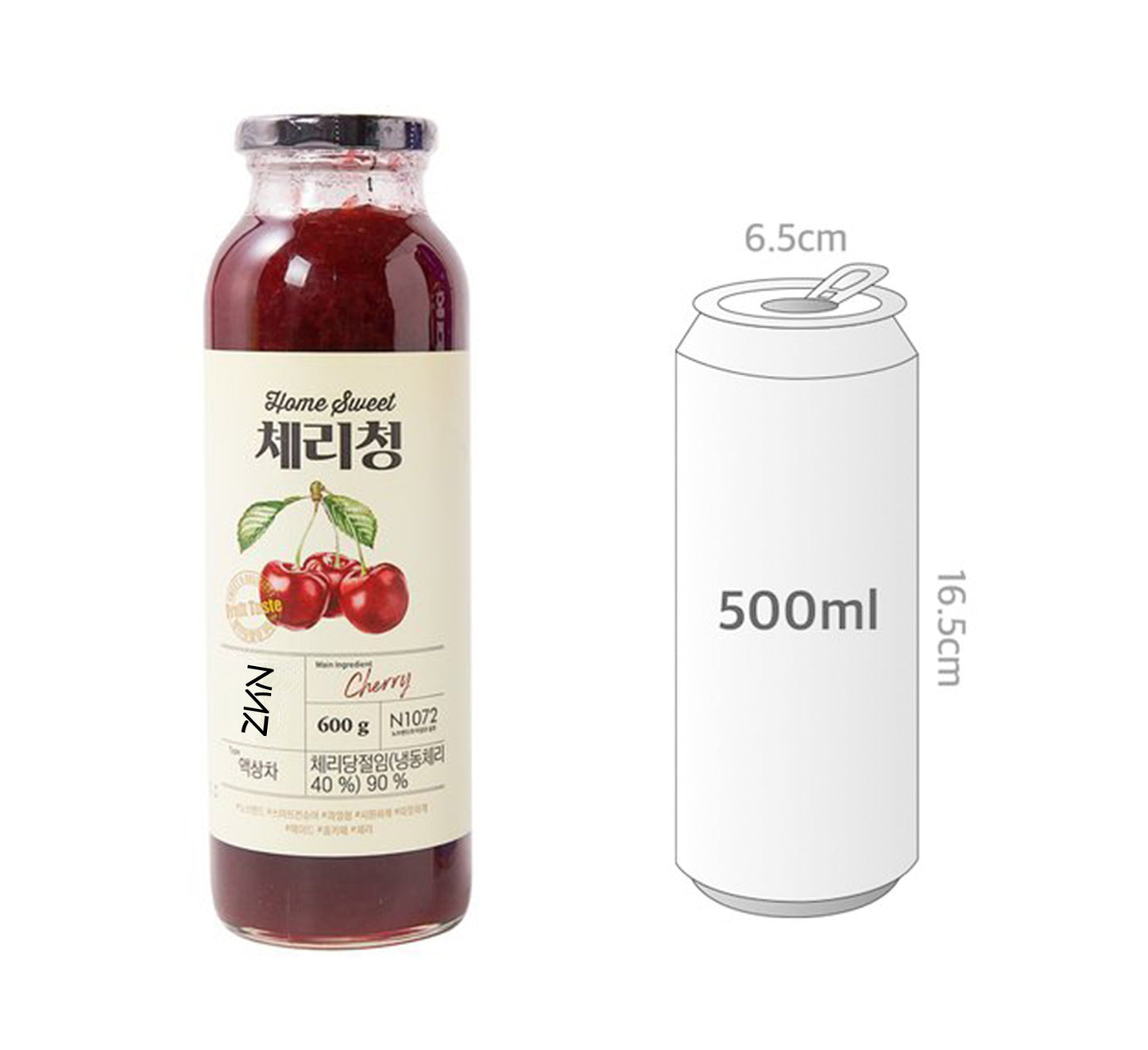 Cherry Flavor Syrup, 21.16 oz(600g), Makes a Refreshing Cool Drink Including Fruit Drinks, Smoothies, Juice, Soda, Iced tea & More