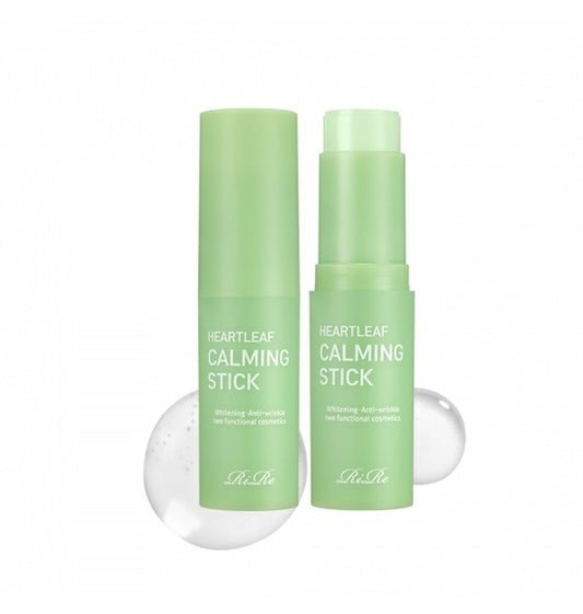 RiRe Heartleaf Calming Ampoule Stick (15g 0.53 oz.) Multi Balm Stick, Soothing Care, Wrinkle Care, Portable Size