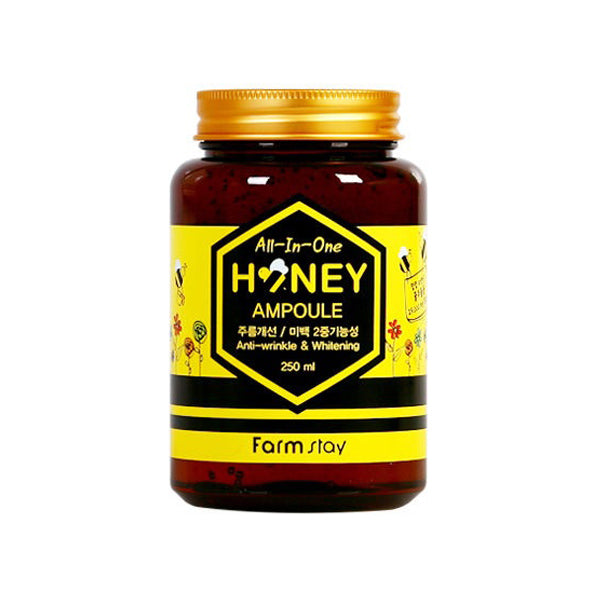 Farmstay All in One Honey Ampoule (250ml) Anti Wrinkle Whitening Effect