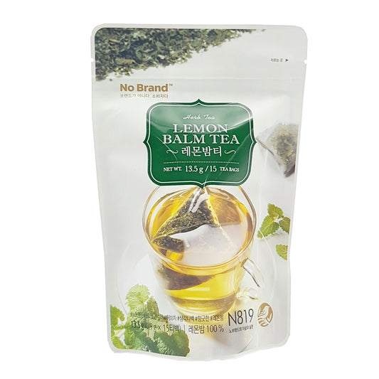 Lemon Balm Tea Bag (0.9g x 15 Tea Bags) Herbal Tea, Premium Lemon Balm Herb, Pyramid Tea Bags