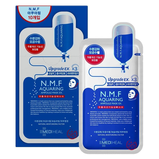 Mediheal N.M.F Aquaring Facial Mask Pack 10 Sheets
