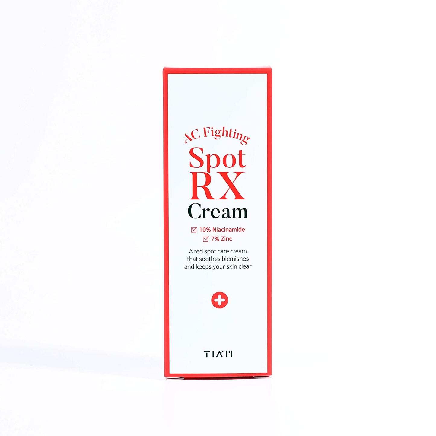 TIAM AC Fighitng Spot RX Cream, Acne-Prone Skin, Acne Spot Treatment, Intensive Nourishing and Calming for Dry, Red-Looking Skin After a Blemish, 1 Oz