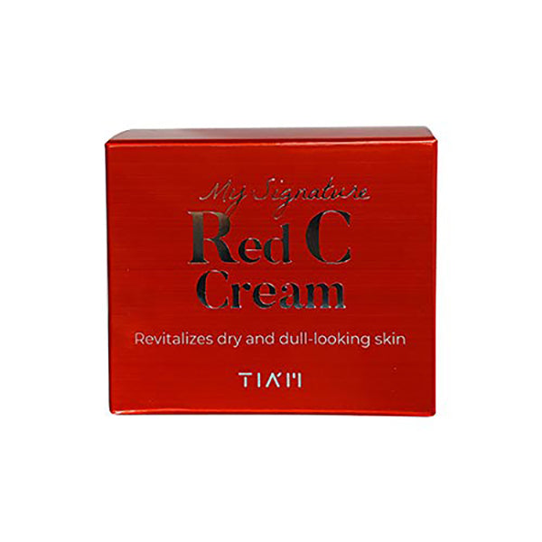 TIAM My Signature Red C Cream, Brightening (50ml 1.7fl oz) Skin Care, Korea Cosmetic
